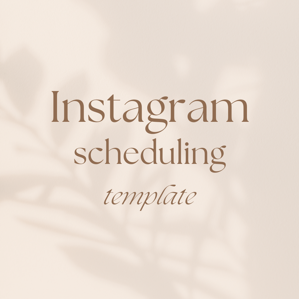 instagram scheduling